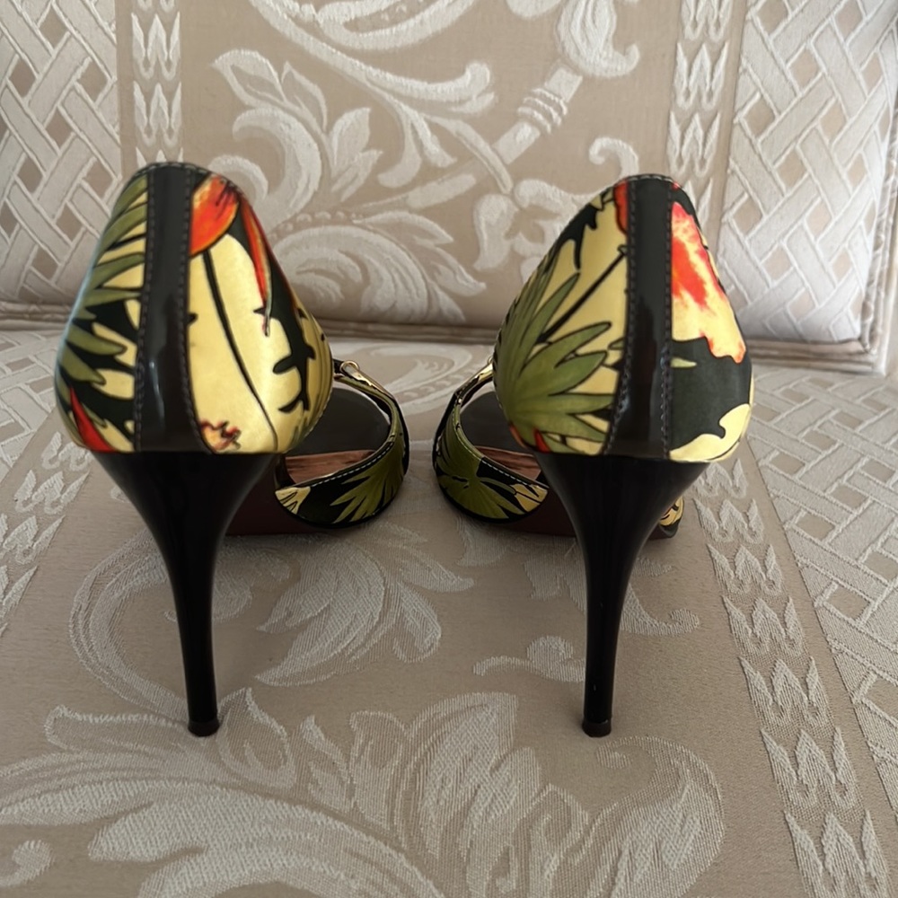 Carlos By Carlos Santana Roulette Heels 6 1/2M Made in Brazil Leather Sole - Picture 6 of 7